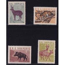 ALBANIA 1962 SERIE COMPLETA DE ESTAMPILLAS NUEVAS MINT FAUNA 35 €
